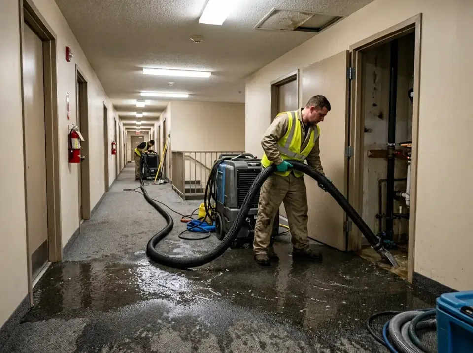 multi-unit-apartment-hallway-f-005 — frequently asked questions, Emergency Burst Pipe Water Extraction & Removal in Bothell…
